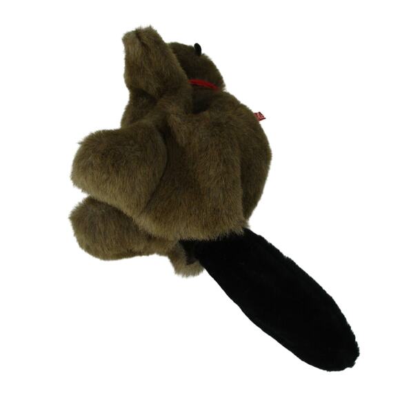 Plush Beaver Hand Puppet by EJ and Stuff  Approx: 10" x 8" x 8" - Picture 6 of 6